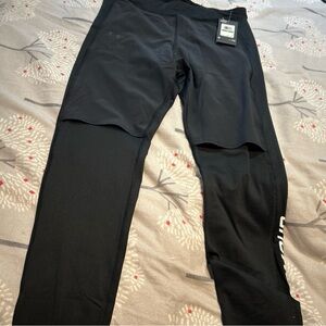 Under Armour Women Compression High Rise Full  Leggings Cold Gear Run Ski L 90$